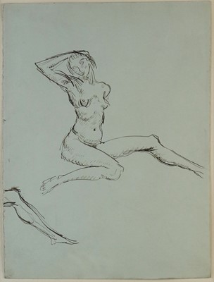 Lot 69 - Augustus John OM RA (British 1878-1961) Female Nude Study
