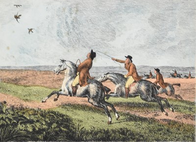 Lot 196 - After Samuel Howitt (1756-1822) Four Hawking Prints