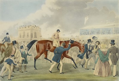 Lot 260 - After James Pollard (1792-1867), Derby Pets Prints 1842 and four 20th Century Frames