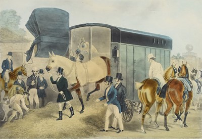 Lot 260 - After James Pollard (1792-1867), Derby Pets Prints 1842 and four 20th Century Frames