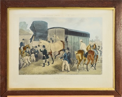 Lot 260 - After James Pollard (1792-1867), Derby Pets Prints 1842 and four 20th Century Frames