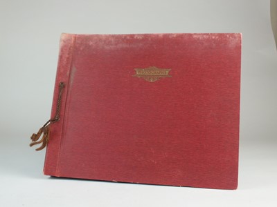 Lot 26 - Royal Naval photograph album - relating to H.M.S Encounter, 1935-37