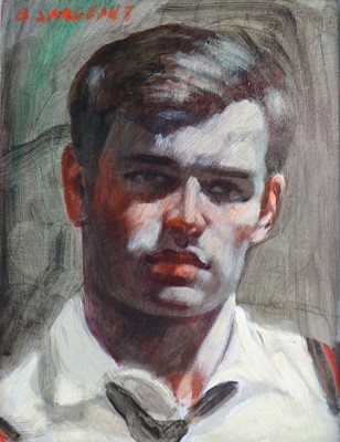 Lot 18 - Mark Beard (B Sargeant) (American b.1956) Study for a Young Man