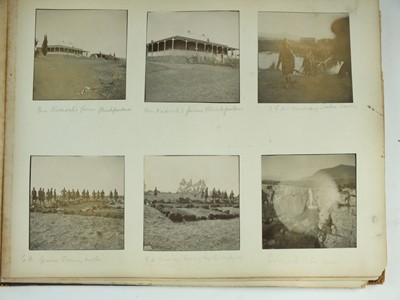 Lot 63 - Second Boer War photograph album, 200+ photographs