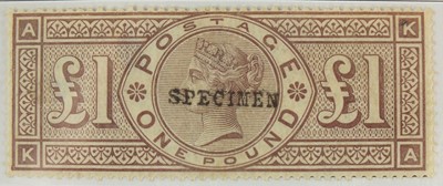 286 - A very good Great Britain stamp collection, 1840-1939 including a £1 brown, in 6 albums