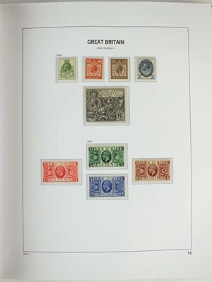 Lot 286 - A very good Great Britain stamp collection, 1840-1939 including a £1 brown, in 6 albums
