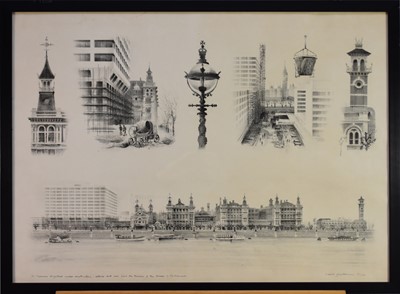 Lot 199 - David Gentleman (British b.1930) St Thomas' Hospital