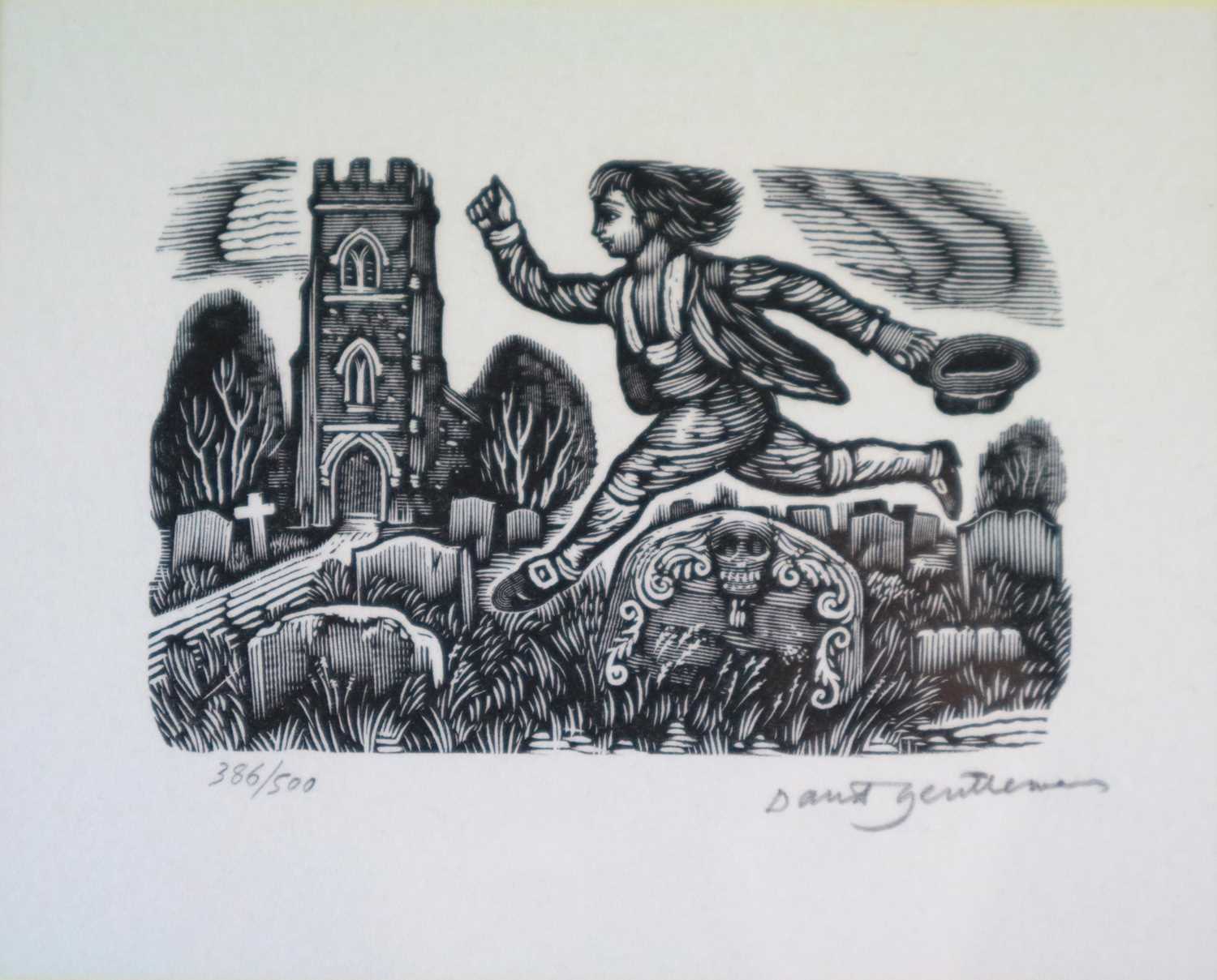 Lot 168 - David Gentleman (b.1930) Skipping O'er the Graves