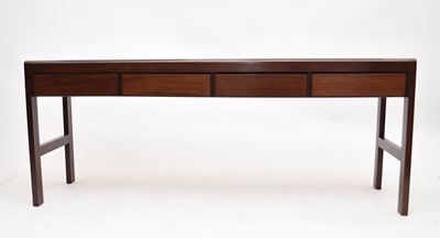 Lot 631 - A third quarter 20th century mahogany sideboard