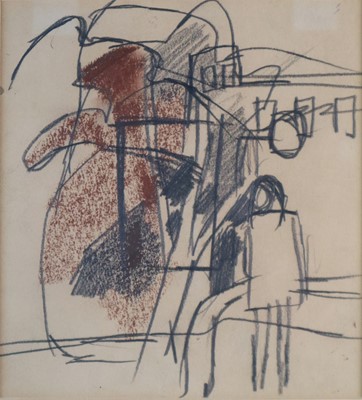 Lot 28 - Attributed to Keith Vaughan (1912-1977) Abstract with Figures