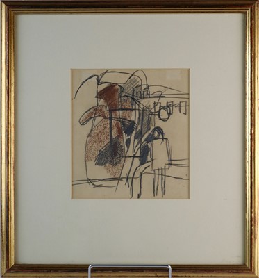 Lot 28 - Attributed to Keith Vaughan (1912-1977) Abstract with Figures