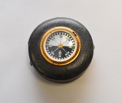 Lot 554 - A Victorian cased pocket barometer