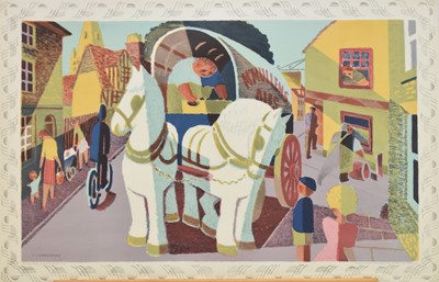 Lot 251 - Tom Gentleman (British 1882-1966) The Grey Horses