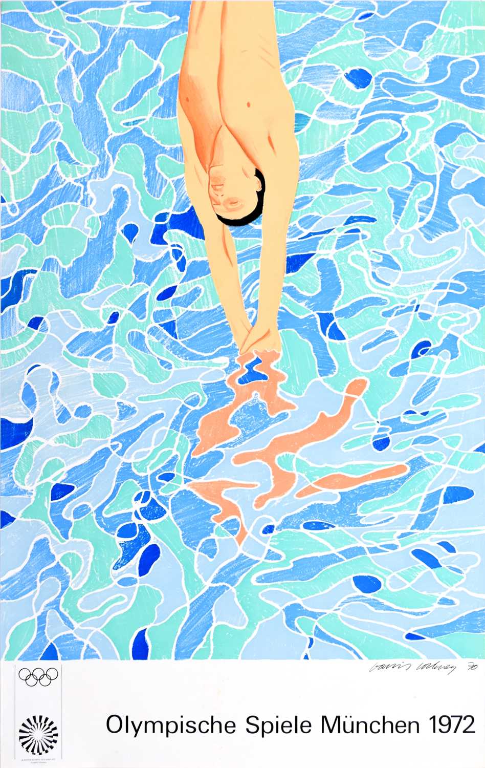 Lot 249 - David Hockney (British b.1937) Olympische Spiele München 1972