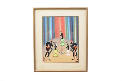 Lot 505 - Poto-Poto school, a collection of six figure paintings