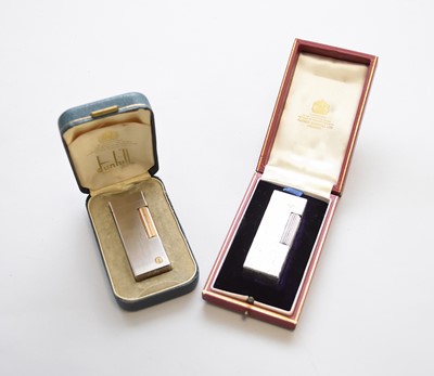Lot 495 - Two cased Dunhill lighters