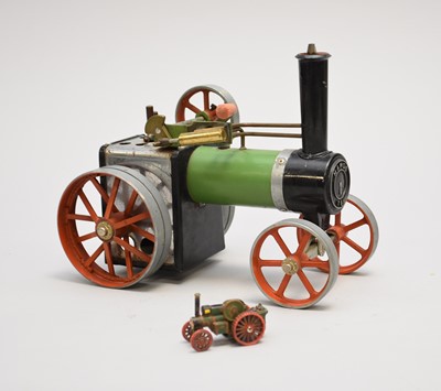 Lot 511 - A Mamod traction engine and another die-cast engine (2)
