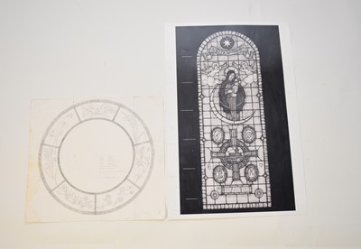Lot 58 - Jane Gray, ARCA. A Collection of unframed stain glass window designs