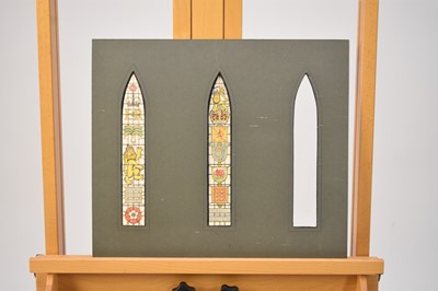 Lot 58 - Jane Gray, ARCA. A Collection of unframed stain glass window designs