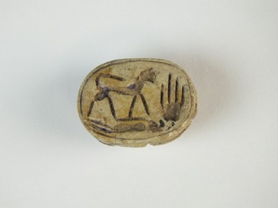 Lot 446 - Ancient Egyptian Scarab - New Kingdom, 18th dynasty, 1550 – 1292 BC.