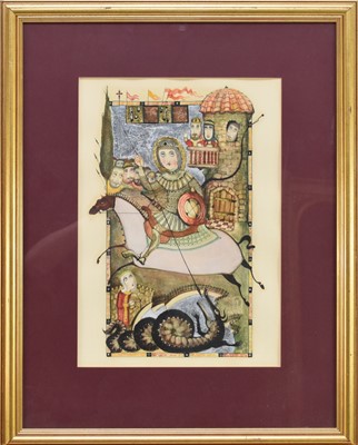 Lot 370 - Otar Imerlishvili (Georgian b.1970) St George Defeats the Dragon