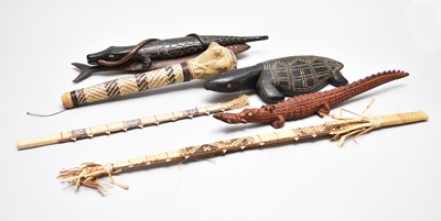 Lot 503 - A group of Oceanic works of art