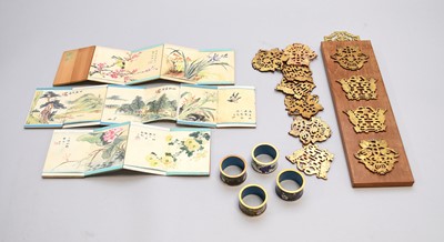 Lot 434 - A collection of various Chinese works of art