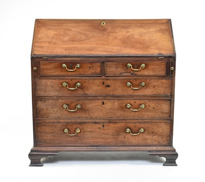 Lot 565 - A George III mahogany bureau
