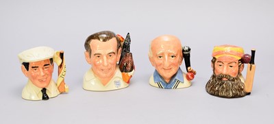 Lot 371 - Four Royal Doulton sporting relating character jugs