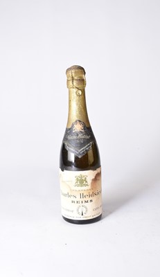 Lot 599 - A half bottle of Charles Heidsieck Reims extra dry champagne