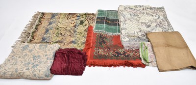 Lot 570 - A group of 19th/20th century Asian and European textiles