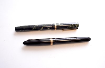 Lot 112 - Two Swan Mabie Todd fountain pens
