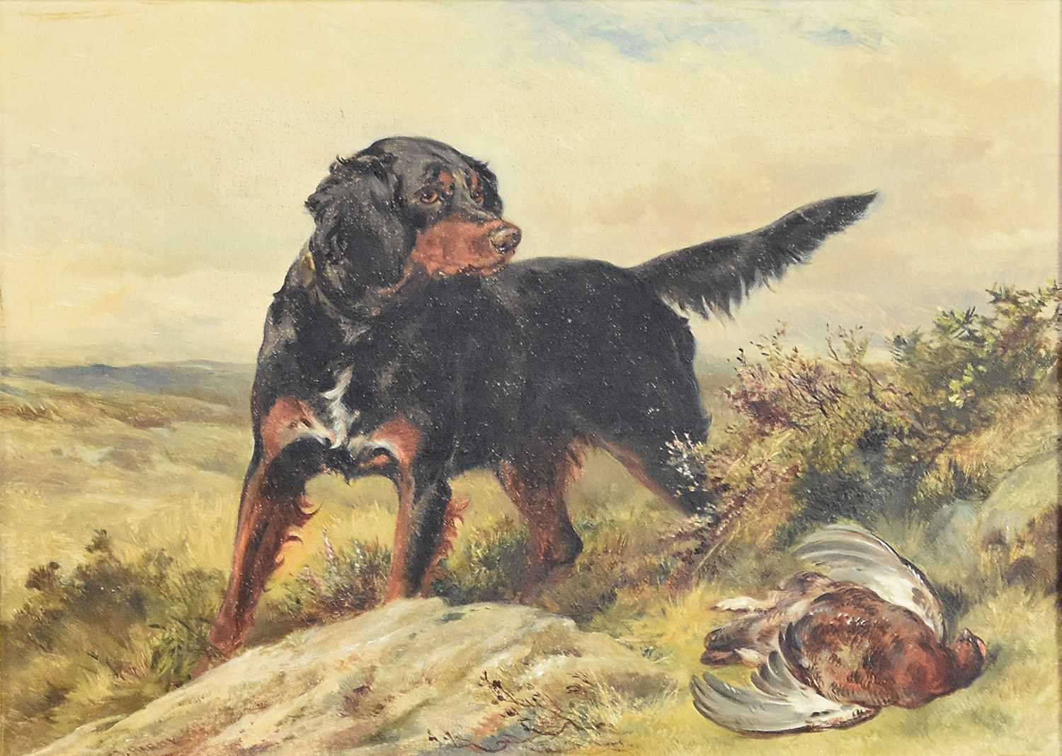 Lot 221 - Circle of James Hardy Junior (British 1832-1889) Gun Dog and Game Bird
