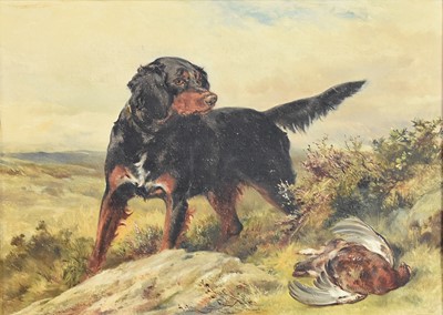 Lot 221 - Circle of James Hardy Junior (British 1832-1889) Gun Dog and Game Bird