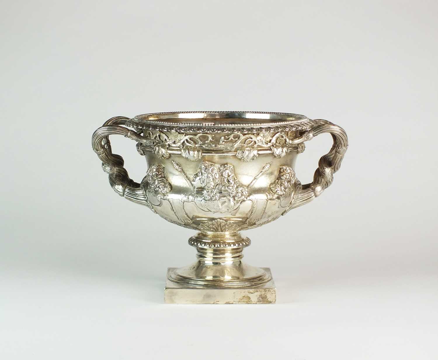 13 - A George V  silver study of The Warwick Vase