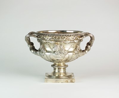 Lot 13 - A George V  silver study of The Warwick Vase