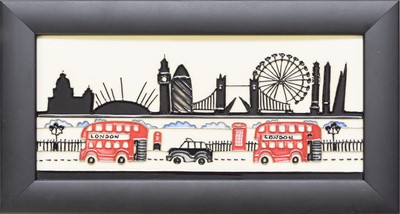Lot 386 - A Moorcroft 'Londinium' plaque