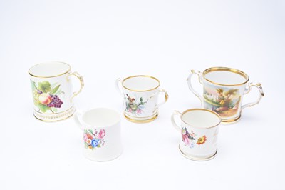 Lot 322 - Victorian English presentation mugs