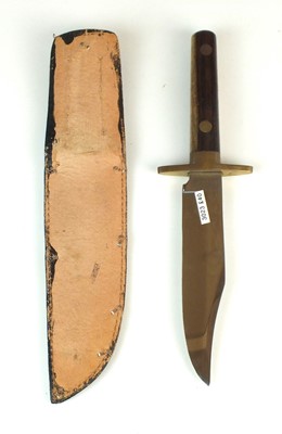 Lot 228 - A William Rogers bowie knife, with finger...