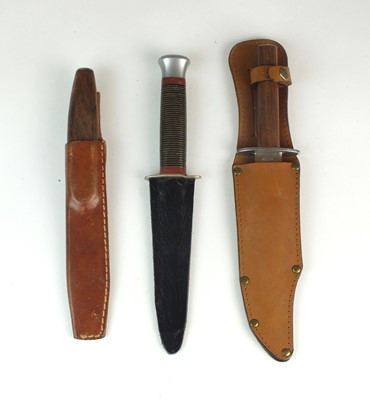Lot 507 - William Rogers commando knife, Helle Farbiker hunting knife and Whitby Original bowie knife