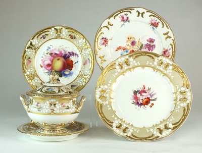 Lot 297 - A group of Coalport 'Rococo Revival' tableware