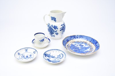 Lot 368 - A group of Caughley blue and white porcelain, reference collection