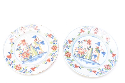 Lot 312 - A pair of London delft dishes, Lambeth