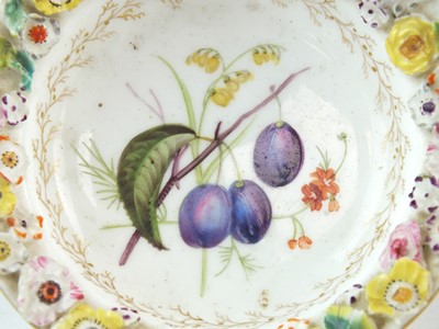 Lot 137 - A rare porcelain miniature tazza attributed to Nantgarw, circa 1818-20