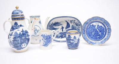 Lot 395 - A group of Coalport, Caughley and Worcester