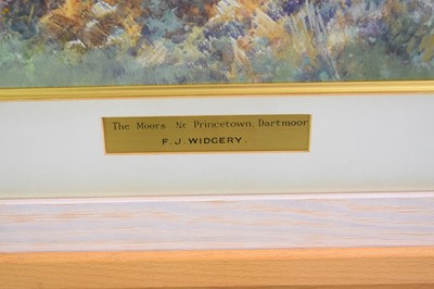 Lot 330 - Frederick John Widgery  (1861-1942), 'The Moors, Dartmoor', watercolour, 44,5 x 60cm