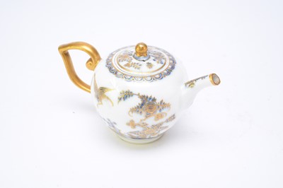 Lot 383 - Meissen porcelain teapot and cover, 19th century
