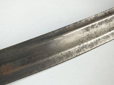Lot 21 - A British Naval Officer's fighting sword, late 18th/early 19th century