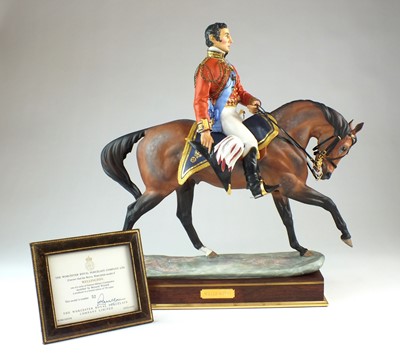 Lot 148 - A Royal Worcester model of Wellington