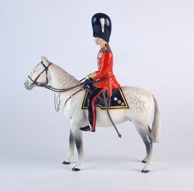 Lot 261 - Beswick model of HRH Duke of Edinburgh on Alamein, 1957 Trooping the Colour